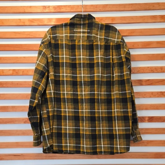 Duluth Trading Co Plaid Flannel Shirt Jacket 2XL | 100% Cotton - Picture 4 of 8